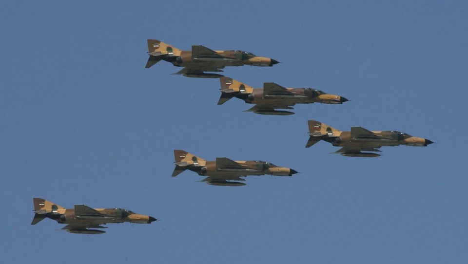 Irańskie siły powietrzne nie przeprowadziły nalotów na pozycje Państwa Islamskiego. Fot. PAP/EPA