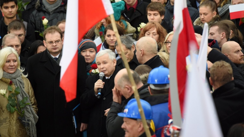 Marsz wyruszył z placu Trzech Krzyży. Fot. PAP/Radek Pietruszka