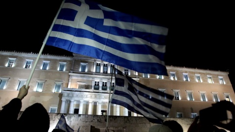 W Atenach kilkunastotysięczna demonstracja poparcia dla rządu