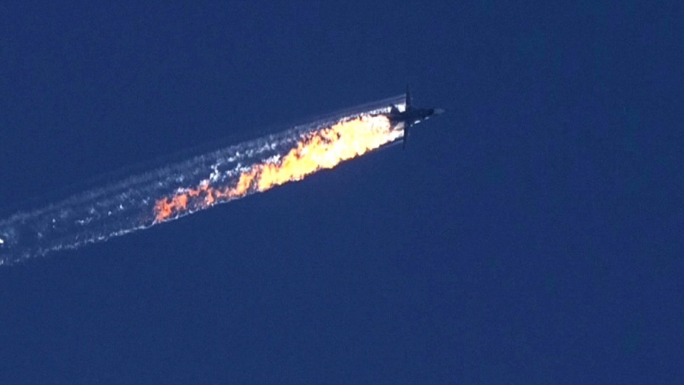 Tureckie myśliwce już dwukrotnie przechwyciły rosyjskie samoloty, które naruszyły turecką przestrzeń powietrzną. Fot. PAP/EPA