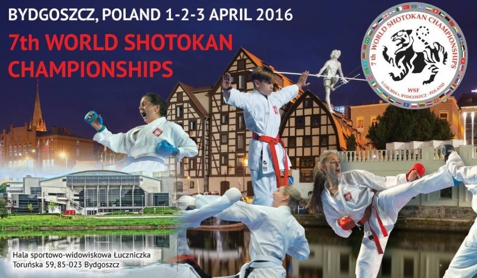 Mistrzostwa w Bydgoszczy, to największe zawody karate organizowane w tej kategorii w Polsce. Grafika: bydgoszcz.com