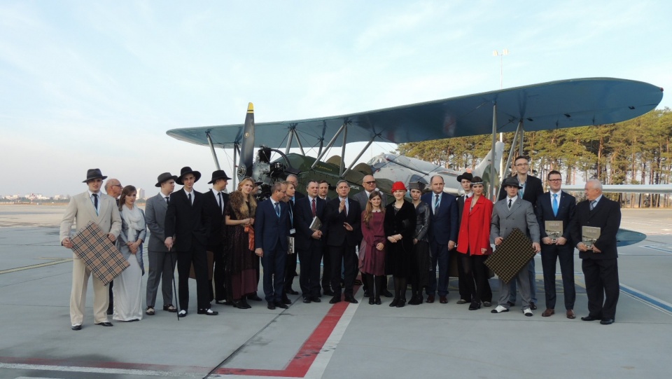 W Porcie Lotniczym w Bydgoszczy odbyło się uroczyste spotkanie z okazji 100-lecia bydgoskiego lotniska. Fot. Tatiana Adonis