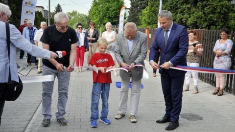 Ulica Wiosenna w Bydgoszczy z nową nawierzchnią i chodnikami