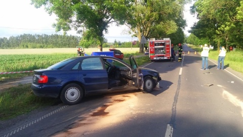 Wypadek w Białkowie. Utrudnienia także na A1