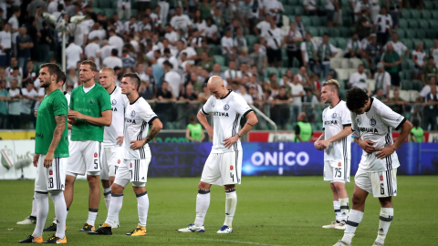 Piłkarska Liga Mistrzów - Legia Warszawa odpadła