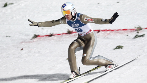 PŚ w skokach - Kamil Stoch o finałowej próbie: to był skok od serca