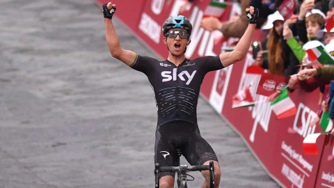 Criterium du Dauphine - Michał Kwiatkowski wygrał prolog i został liderem