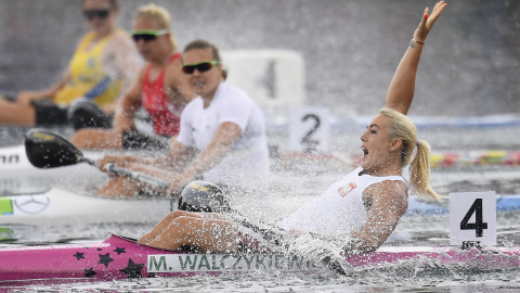 ME w kajakarstwie - złoty medal Walczykiewicz w K1 na 200 m