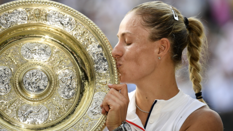 Wimbledon - trzeci wielkoszlemowy tytuł Kerber, pierwszy w Londynie