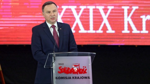 Prezydent do Solidarności: Dziękuję wam, że pilnujecie, żebyśmy byli Zachodem