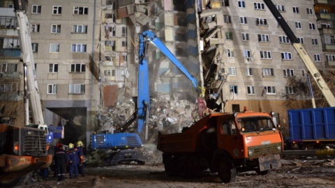 14 ofiar śmiertelnych wybuchu w Magnitogorsku