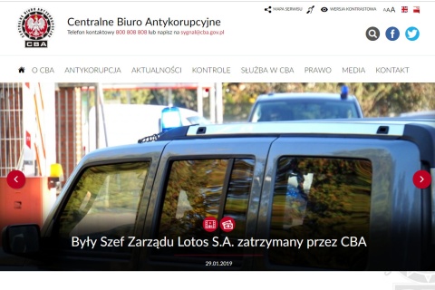 CBA zatrzymało byłego prezesa Lotosu