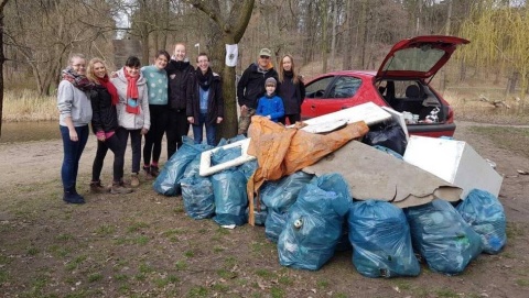 Wielkie porządki nad Martówką w Toruniu