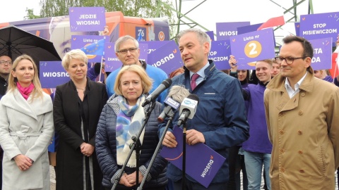 Robert Biedroń: Będziemy zabierali złote rybki. Lider Wiosny w Bydgoszczy