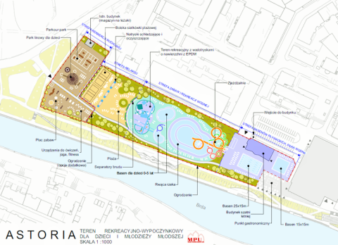 Już wiadomo, jakie atrakcje powstaną przy otwartym basenie na Astorii