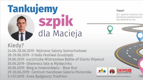 Tankują szpik dla Macieja. Sprawdź, gdzie i kiedy można pomóc 26-latkowi