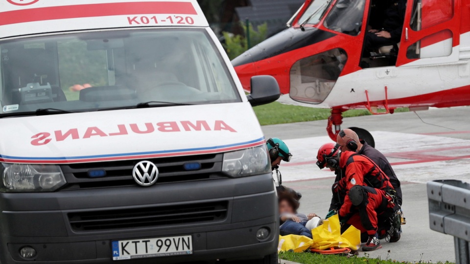 Akcja ratowników TOPR 24 sierpnia, zginęły wtedy 4 osoby, a 150 zostało rannych/fot. Grzegorz Momot, PAP