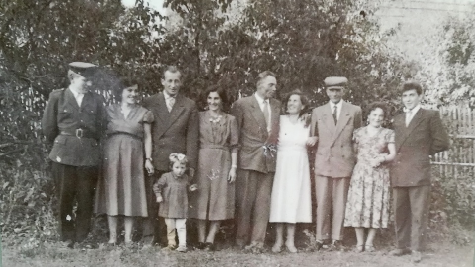 Dawni mieszkańcy Łażyna, 1960 rok/fot. mg