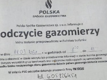 Inkasenci nie mają spisywać liczników w mieszkaniu. Gdyby się pojawili - nie otwierać