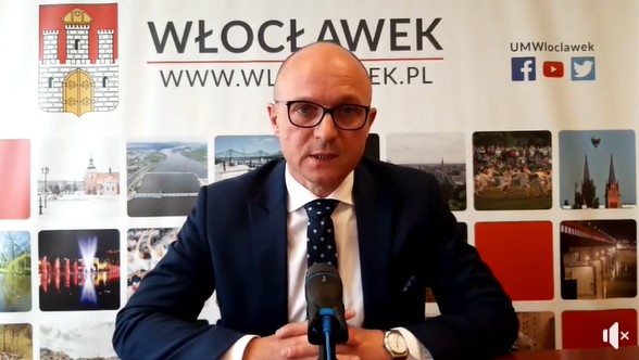 Miejskie inwestycje, transport publiczny wśród tematów spotkań online z prezydentem Włocławka