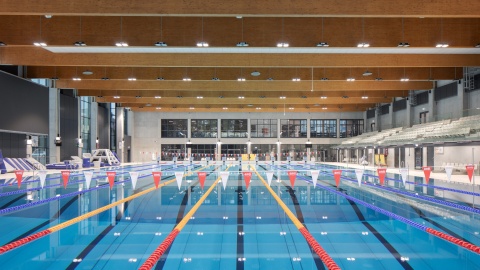 To specjalistyczny obiekt pływacki położony w samym sercu Bydgoszczy. Fot. Materiał prasowy Alstal Grupa Budowlana