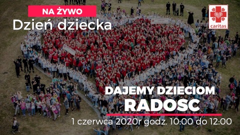 Wirtualne zabawy z okazji Dnia Dziecka proponowała Caritas. Były też prezenty