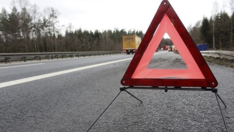 DK5 zablokowana k. Nowych Marz policja wyznaczyła objazd