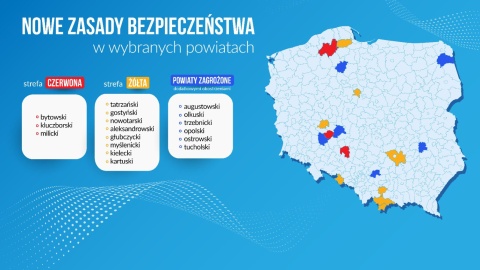 Obostrzenia w powiatach z naszego województwa. Który w strefie żółtej, a który zagrożony