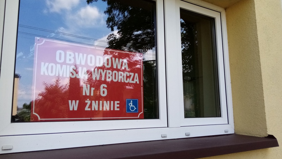 Płynnie, bez incydentów i kolejek - tak wybory przebiegają w Żninie. Fot. Tomasz Gronet