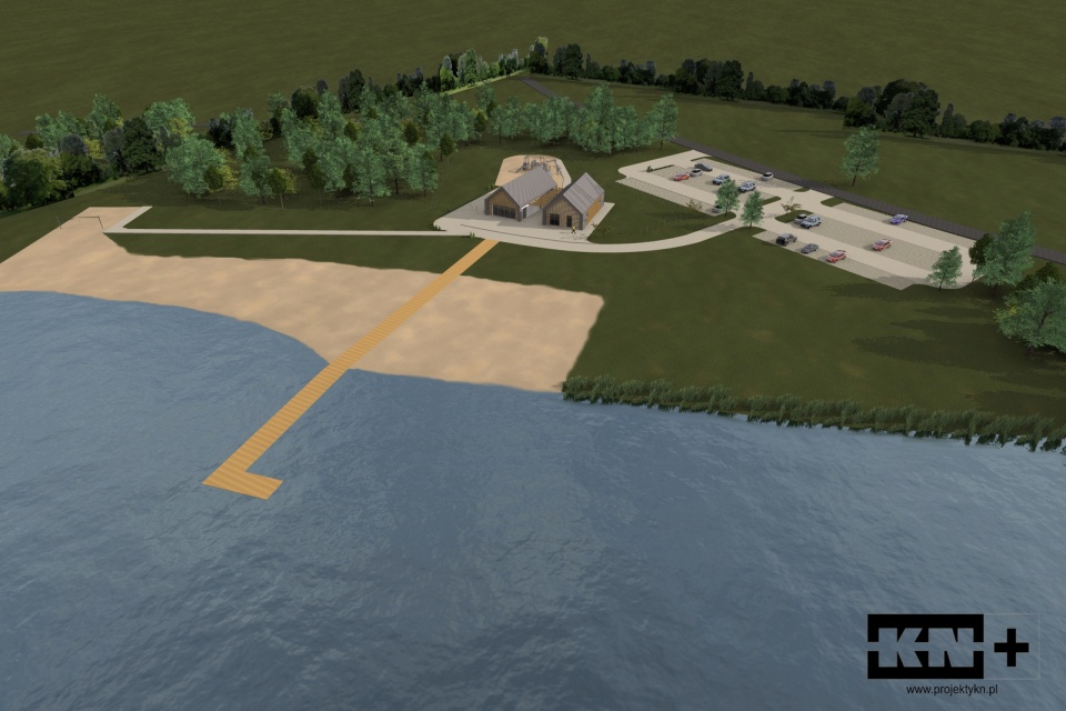 Tak będzie wyglądało zmodernizowane kąpielisko nad jeziorem Tarpno w Grudziądzu