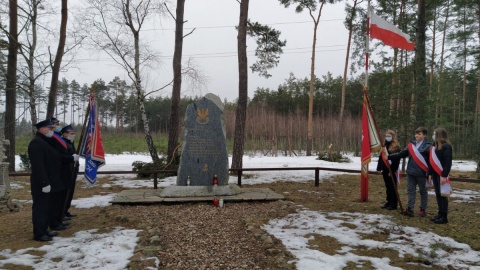 O Żołnierzach Wyklętych pamiętano także w Lipinkach w Borach Tucholskich/fot. Marcin Doliński