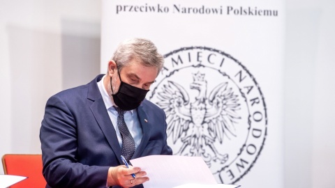 Porozumienie o współpracy IPN oraz Narodowego Instytutu Kultury i Dziedzictwa Wsi. Fot. PAP/Tytus Żmijewski