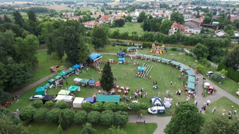 Pochód Borowiaków i Festyn w Tucholi - fotografie z powietrza (Dronfor)