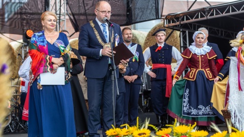 To drugi dzień wojewódzko-diecezjalnych dożynek w Toruniu. Fot. Szymon Zdziebło