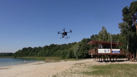 Policyjne drony pomogą Straży Rybackiej w wykrywaniu kłusowniczych pułapek na ryby i nielegalnego połowu w kujawsko-pomorskich jeziorach/fot. jw