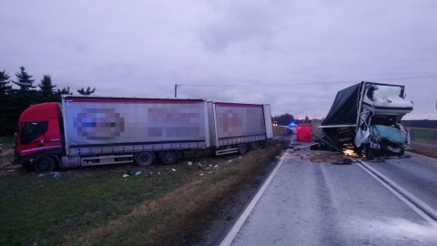 Wypadek w Gościeradzu/fot. materiały policji