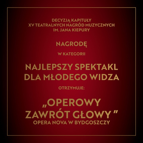 Operowy zawrót głowy z nagrodą im. Jana Kiepury