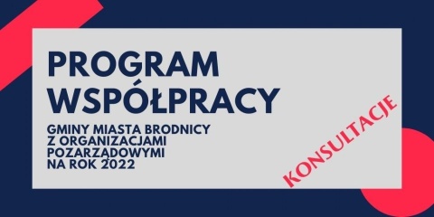 Konsultacje programu współpracy Brodnicy z organizacjami pozarządowymi