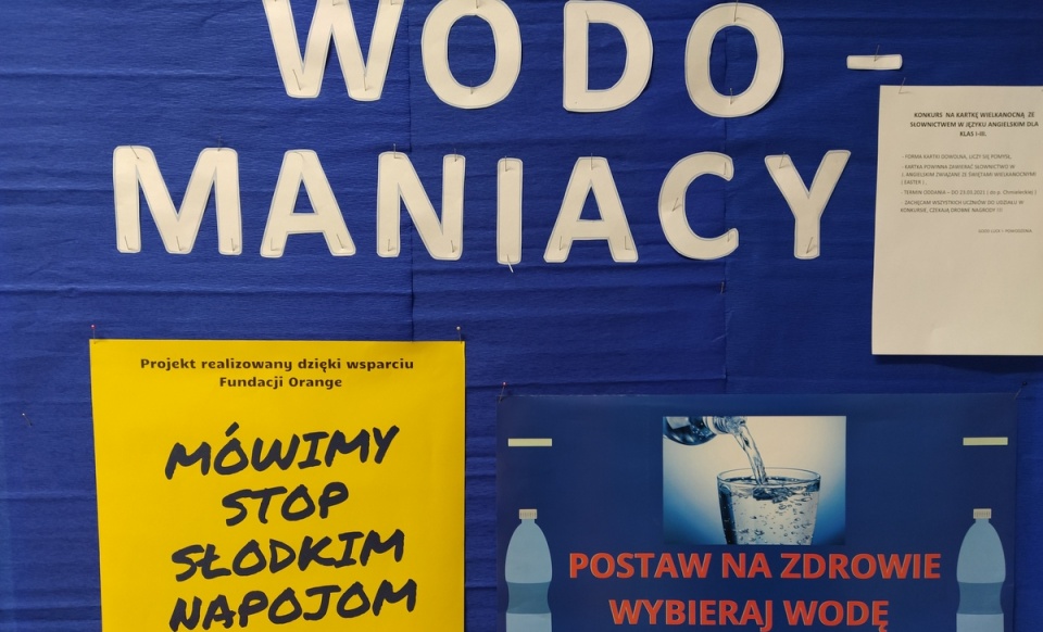 Dzieci ze szkoły podstawowej w Krąplewicach w powiecie świeckim wzięły udział w kampanii edukacyjnej „Wodomaniacy”/fot. Marcin Doliński