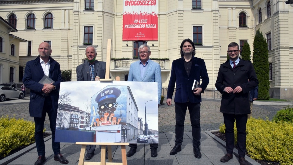 Zwycięskim projektem został „Protest”, którego autorami są Tomasz Smieszkoł i Dawid Celek/fot. bydgoszcz.pl