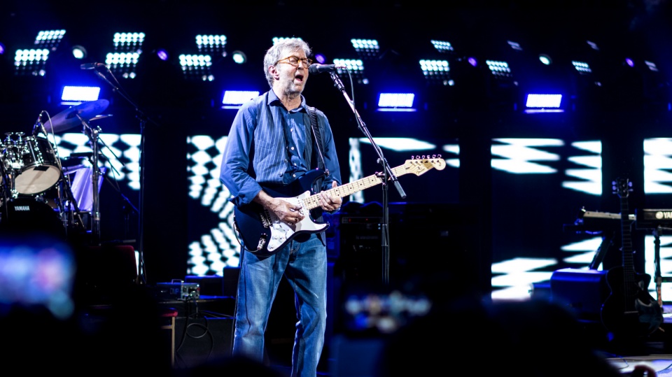 Eric Clapton podczas koncertu w Royal Albert Hall w 2017 r. Fot. Wikipedia