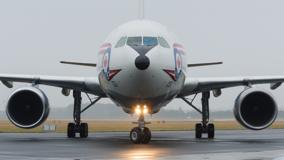 Airbus CC-150 na bydgoskim lotnisku/fot. materiały Portu Lotniczego