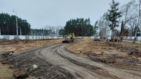 Budowa parkingu Park&Ride przy ul. Olimpijskiej w Toruniu/fot. nadesłane