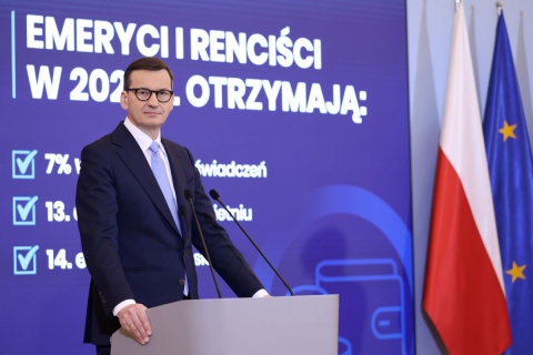 Premier: świadczenia emerytalne wzrosną od 1 marca o 7 procent