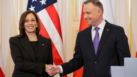 Andrzej Duda i Kamala Harris: Polska i Stany Zjednoczone stoją po stronie Ukrainy