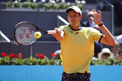 Hubert Hurkacz odpadł z turnieju ATP 1000 w Madrycie