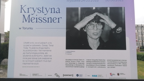 Bez niej teatr w Toruniu byłyby inny. Wystawa o Krystynie Meissner