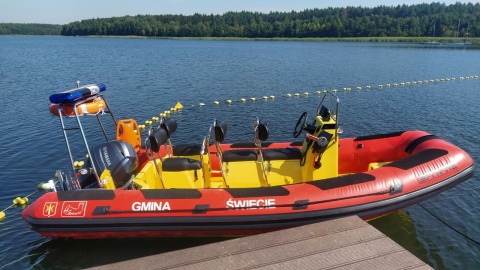 W kilka sekund dotrze do potrzebujących. Nowa łódź dla ratowników WOPR