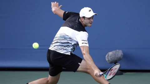 Hubert Hurkacz pewnie awansował do drugiej rundy US Open