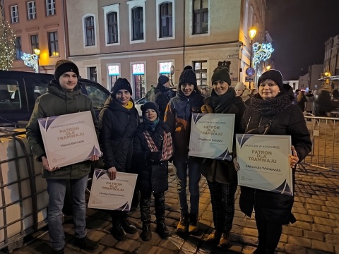 Nowe grudziądzkie tramwaje zyskały patronów. A laureaci konkursu  darmowe bilety